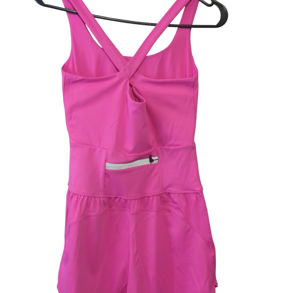 Sportswear Vibrant Pink Sleeveless Romper Size Xs